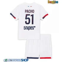Maglie da calcio Paris Saint-Germain Willian Pacho #51 Seconda Maglia Bambino 2025-26 Manica Corta + Pantaloni corti)